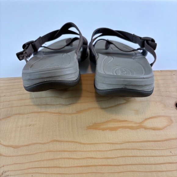 Teva Voya Infinity Brown Sandals Women’s 8 Adjustable Strappy Slides READ - Picture 4 of 8